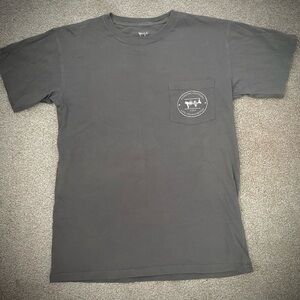 Women’s Small Coastal Cotton Front Pocket Short Sleeve T-Shirt Outdoor Fishing